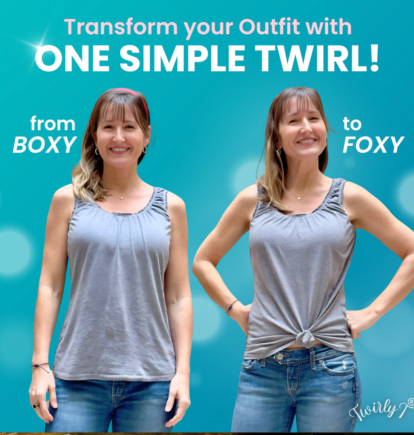TwirlyT: "Tailored Fit": Set Of Three